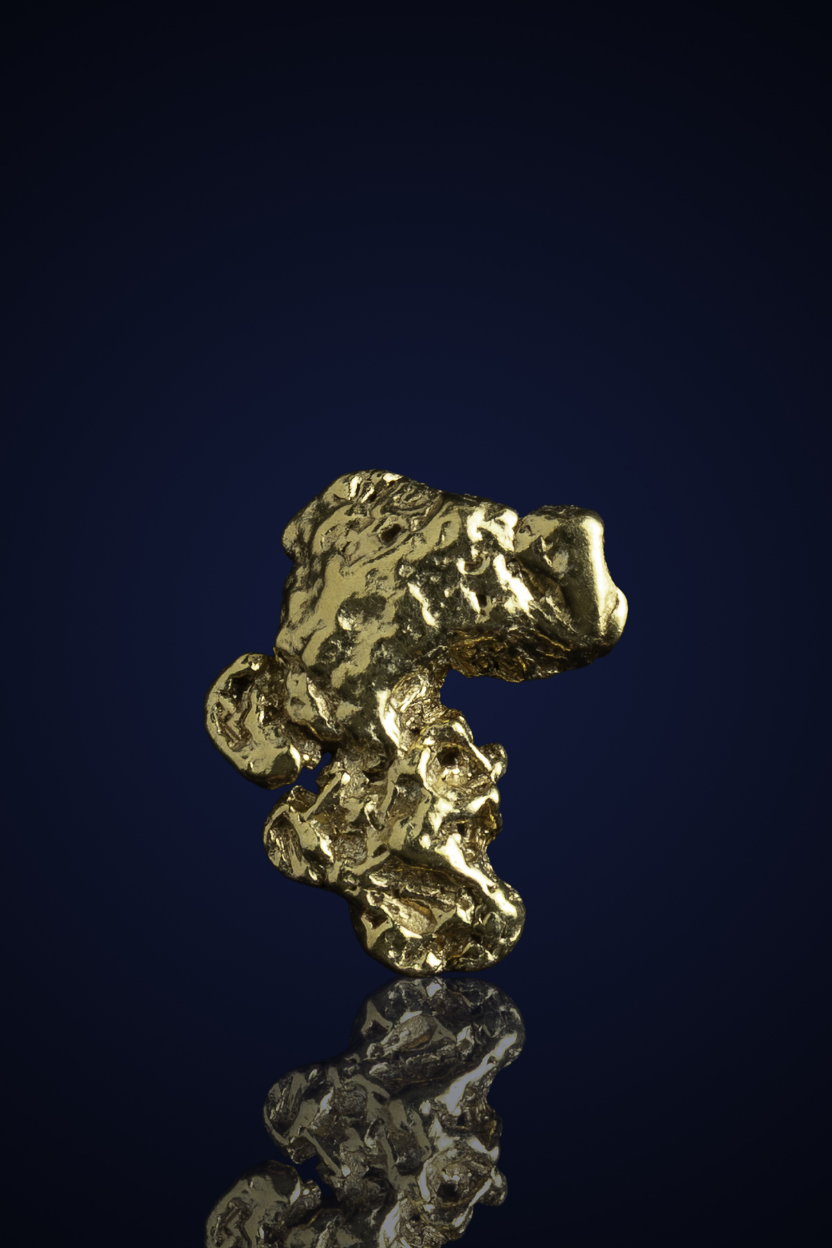 Bulbous, Gleaming Natural Gold Nugget - Alaska 2025 Summer Mining Season - 1.45 grams (image for) Bulbous, Gleaming Natural Gold Nugget - Alaska 2025 Summer Mining Season - 1.45 grams